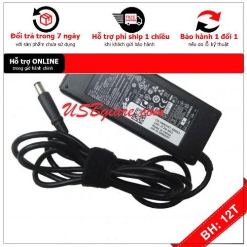 [BH12TH] Sạc cho Laptop Dell Vostro 1014 1015 A840 A860 4.62A 90W . Bảo Hành 12 Tháng + Tặng Dây Nguồn 1,5M !