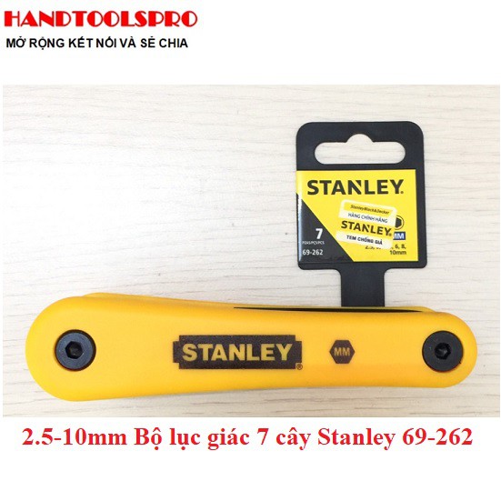 2.5-10mm Bộ lục giác 7 cây Stanley 69-262
