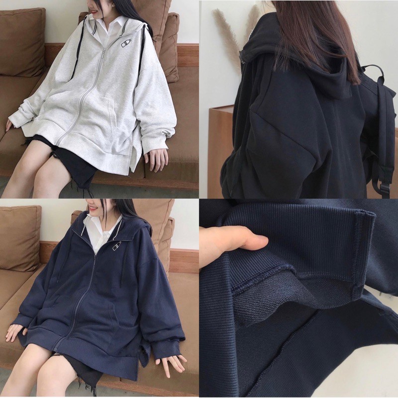 [Mã SKAMCLU7 giảm 10% tối đa 50K đơn 0Đ] Áo Khoác HD MOOS Xẻ Tà (Ảnh Thật) | BigBuy360 - bigbuy360.vn