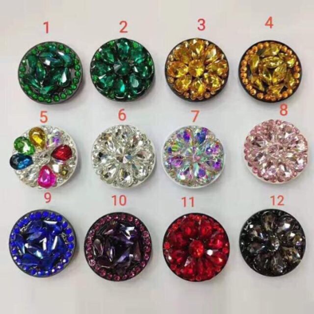 Ring đá tròn sang chảnh cho điện thoại -