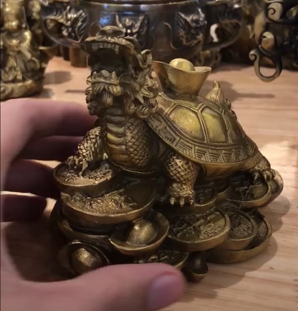 Tượng Long Quy phong thủy Chiêu tài Hưng gia Trấn Trạch tphcm