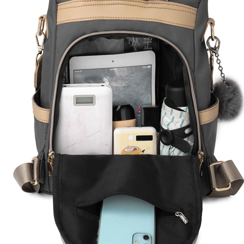 Balo Đeo Vai Bằng Nylon Chống Trộm Trọng Lượng Nhẹ Dành Cho Nữ