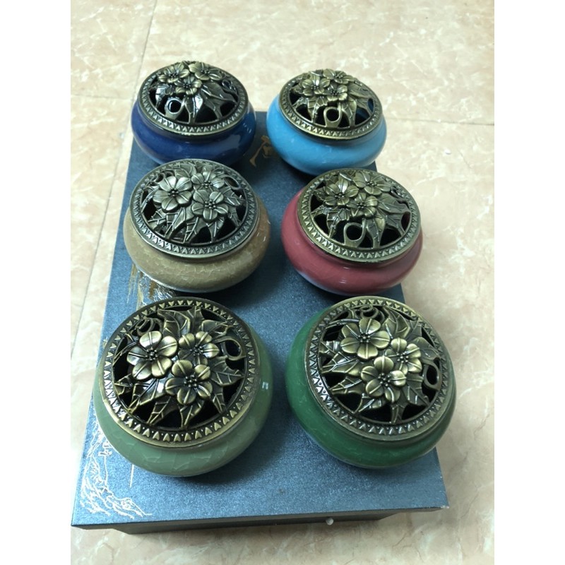 Lư sứ đốt trầm xông nhà siêu đẹp