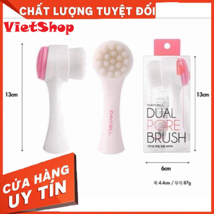 Máy Rửa Mặt, Cọ Rửa Mặt 2 Đầu Hàn Quốc Siêu Hót - VietShop