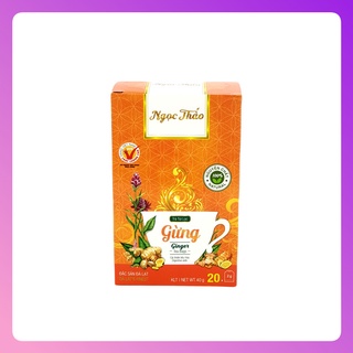 Trà gừng 20 túi lọc - ngọc thảo