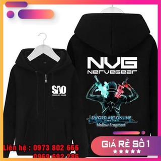 [ BÁN CHẠY ] ÁO khoác áo hoodie Kirito Sword Art Online cực HOT khuyến mại khủng giá rẻ dẹp