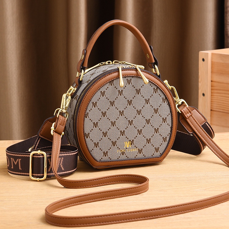 Túi Đeo Chéo Chuwanglin Da Pu In Hình Mặt Trăng Thời Trang Cho Nữ