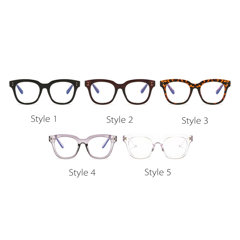 Big Square Frame Eyeglasses Vinntage Luxury Brand Design