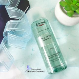 Nước hoa hồng, toner cho da dầu mụn Eucerin ProAcne