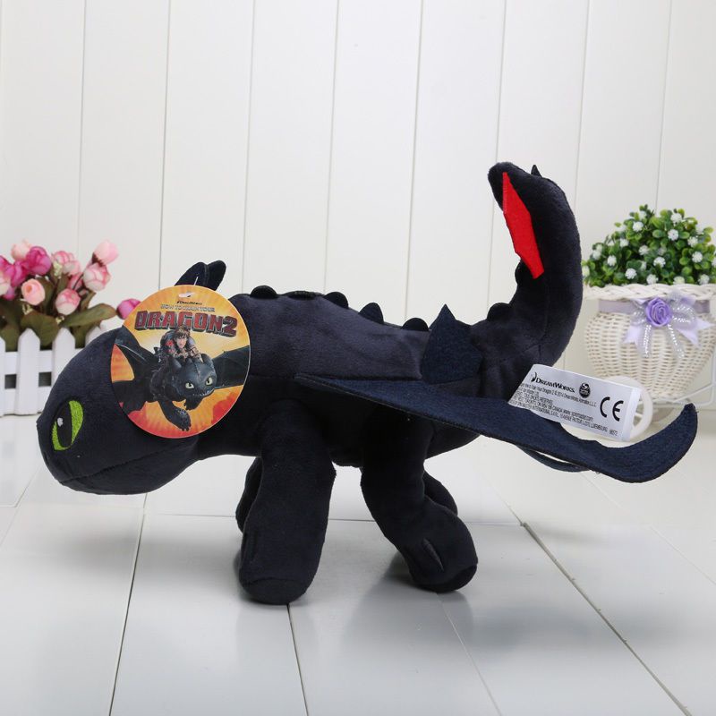 55cm How to Train Your Dragon 3 Toothless Anime Stuffed Toy Night Fury Plush Doll Soft Toys Kids Gifts