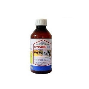 Cypado 25ecThuốc diệt muỗi, gián , côn trùng chai 100ml