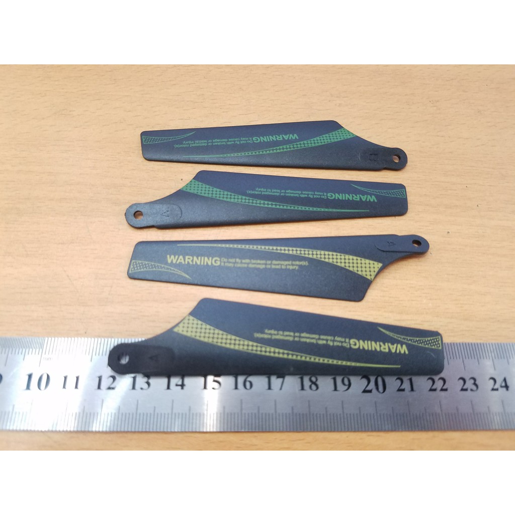 Xuongpinoto Bộ cánh quạt máy bay trực thăng YD-218 dài 10.5cm ,hàng mới 100%