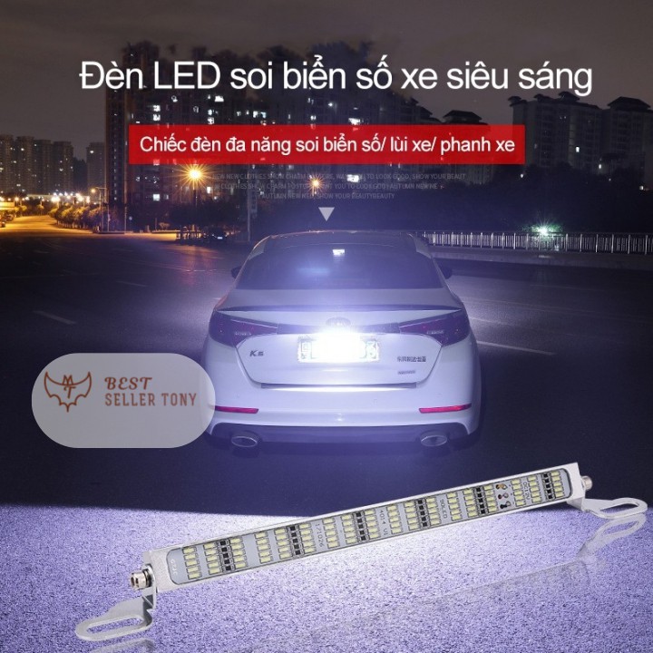 Đèn LED lùi xe 90tia chip hỗ trợ lùi an toàn siêu sáng