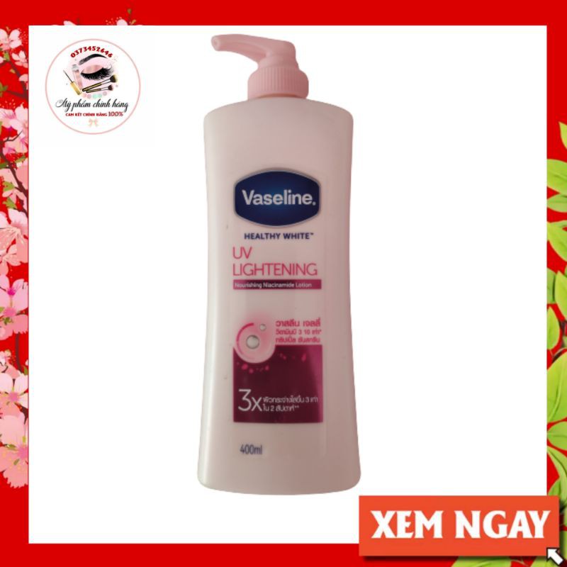 Dưỡng thể Vaseline 400ml [NHẬP KHẨU]