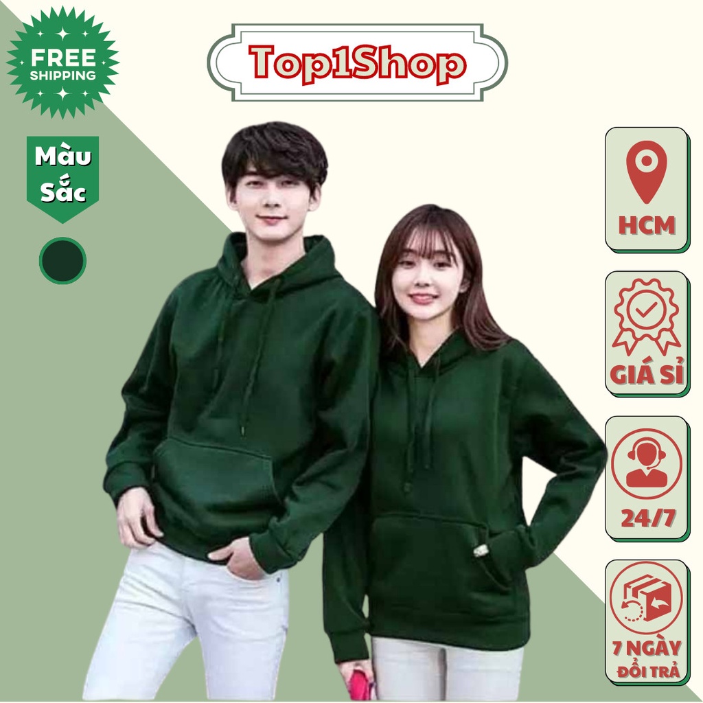 Áo Hoodie Nam Nữ Nỉ Bông Form Rộng