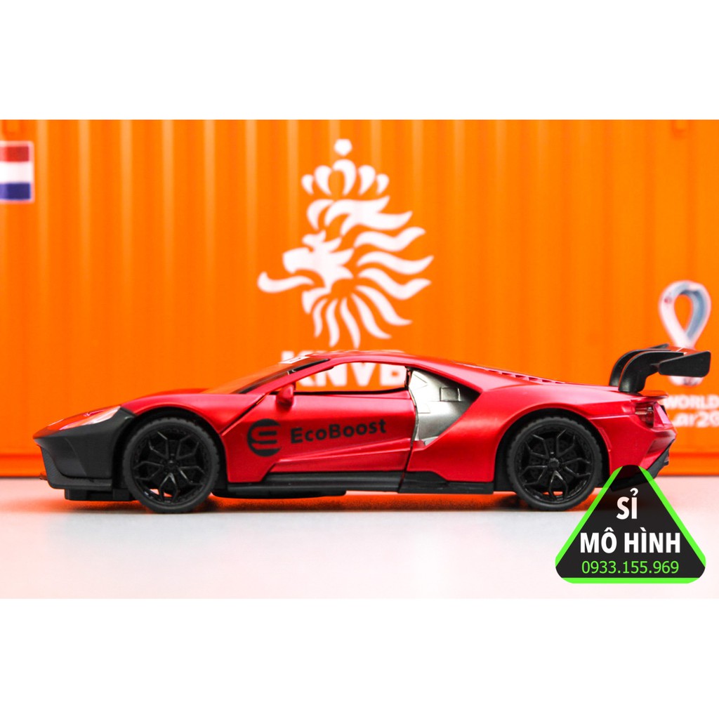 [ Sỉ Mô Hình ] Mô hình siêu xe Ford GT New 1:32 Đỏ