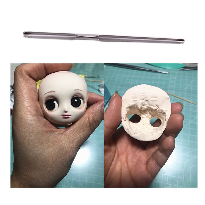 Clay doll eyes DIY clay soft pottery resin doll brooch Meijie pig baby head eyes eyeballs