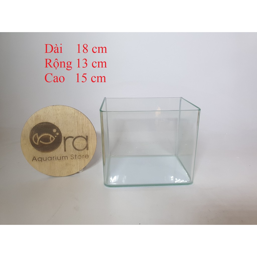 [RẺ VÔ ĐỐI]FULL BỘ BỂ CÁ 18CM+LỌC+ĐÈN - Hồ Cá Phong Thủy Để Bàn Văn phòng - Giá đã bao gồm thùng xốp vận chuyển