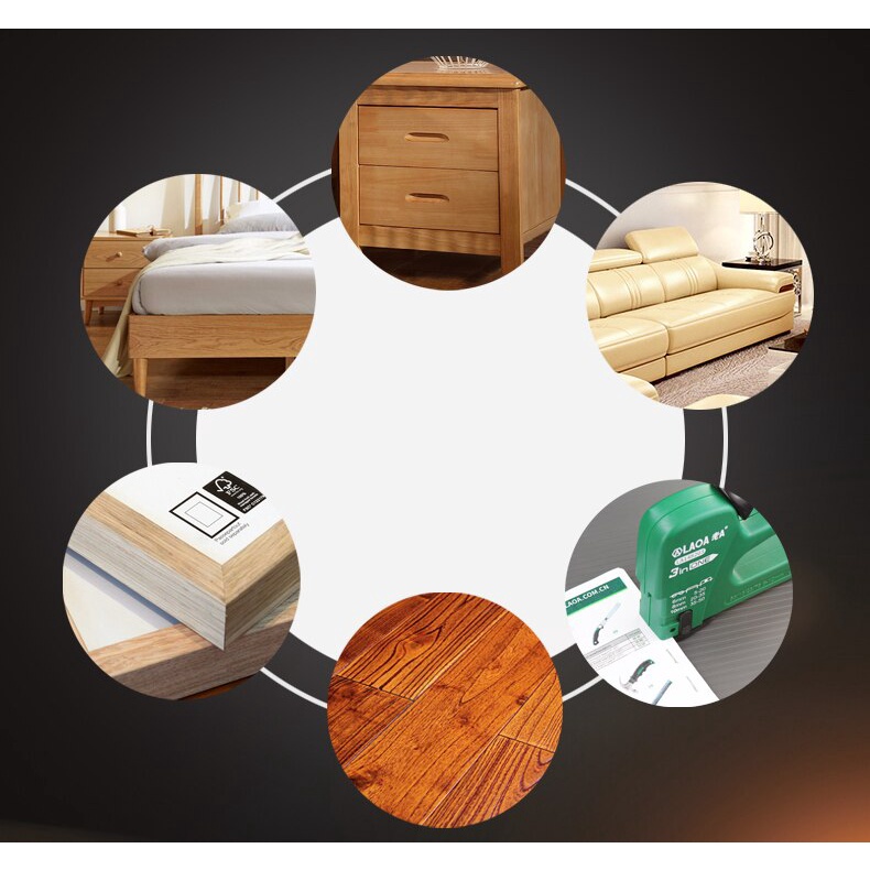 Máy bắn ghim, máy dập ghim, súng bắn ghim đa chức năng LAOA, chất lượng cao, hàng chính hãng