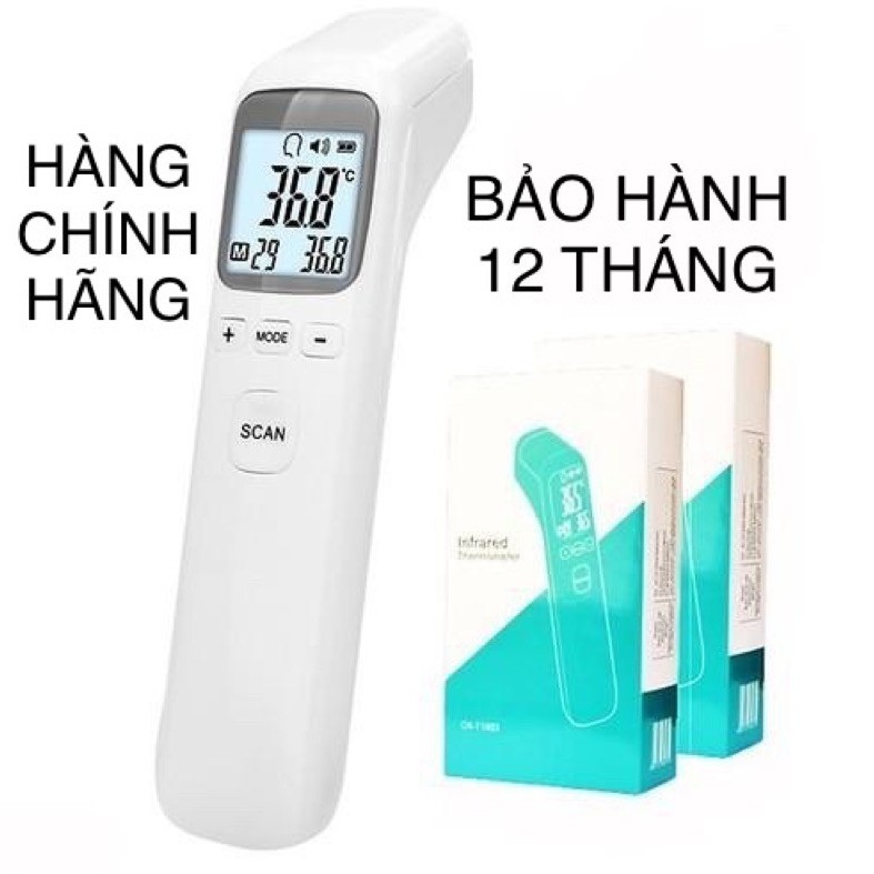 Nhiệt kế điện tử hồng ngoại cảm ứng đo trán đa năng CK-T1803