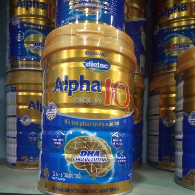 Sữa bột Dielac Alpha Gold IQ 1 900g