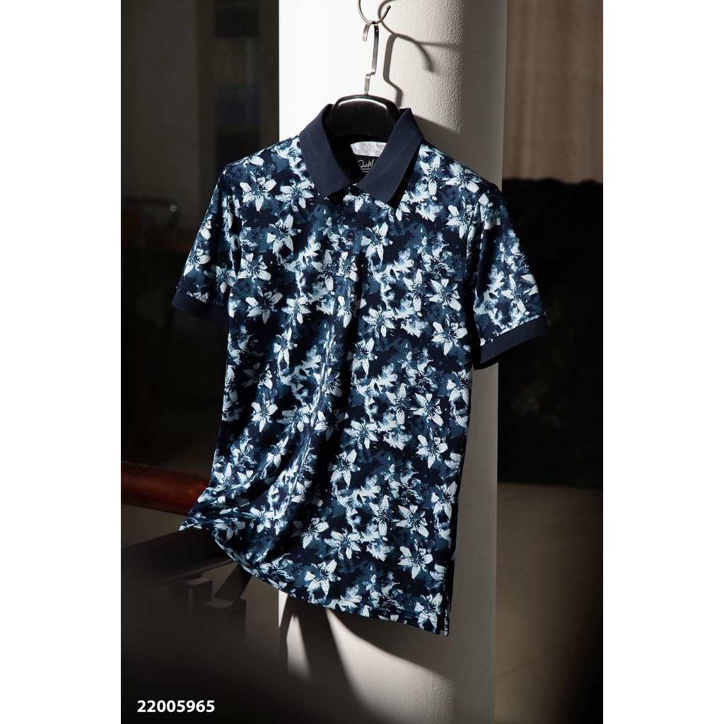 Áo thun nam polo cổ bẻ Just Men hoạ tiết nổi bật thời trang đẹp