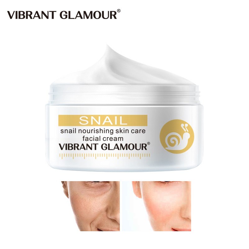 Kem dưỡng da VIBRANT GLAMOUR chiết xuất ốc sên Collagen và Hyaluronic Acid chống nếp nhăn chống lão hóa dưỡng da 30g