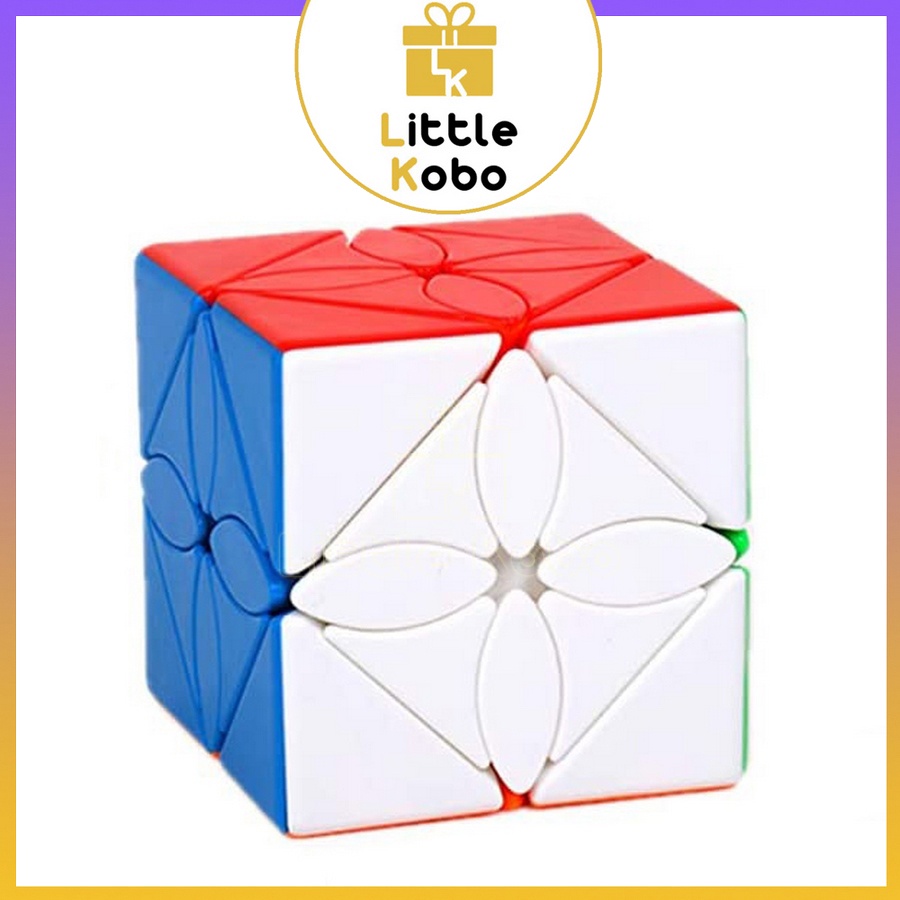 Rubik Biến Thể MFJS MeiLong Ivy Skewb Maple Leaf Skewb Stickerless Rubik Biến Thể Maple Leaves