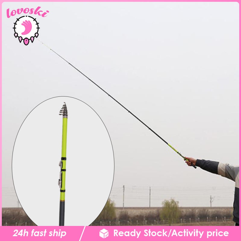 Cần Câu Cá Bằng Thép Không Gỉ Siêu Nhẹ Có Thể Thu Gọn Tiện Dụng