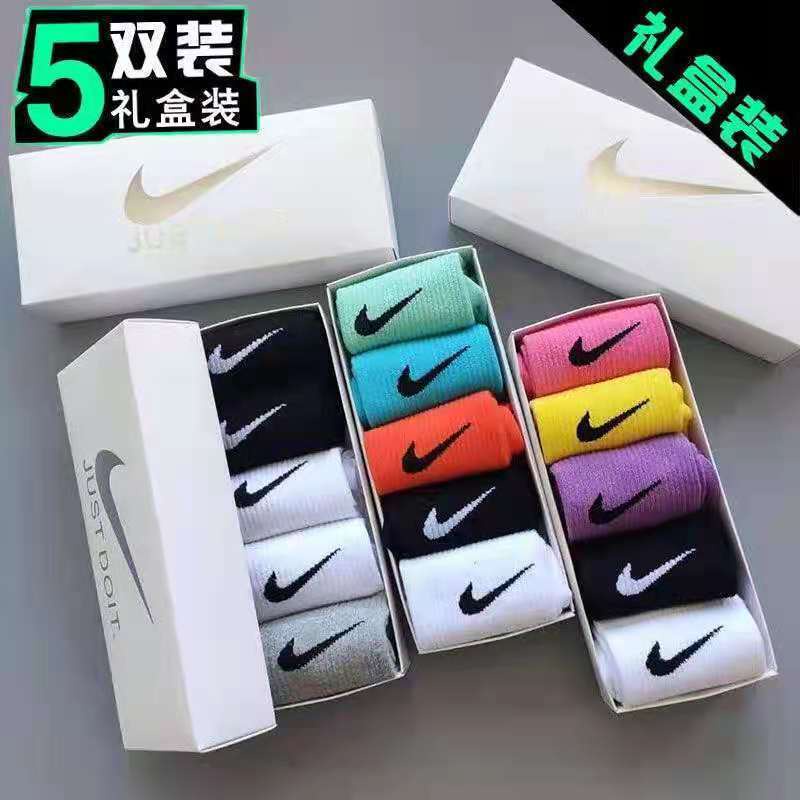 5 cặp vớ gió trong số Đàn ông và phụ nữ với phiên bản Hàn Quốc của vớ trung bình Xu hướng thể thao Sinh viên mùa thu