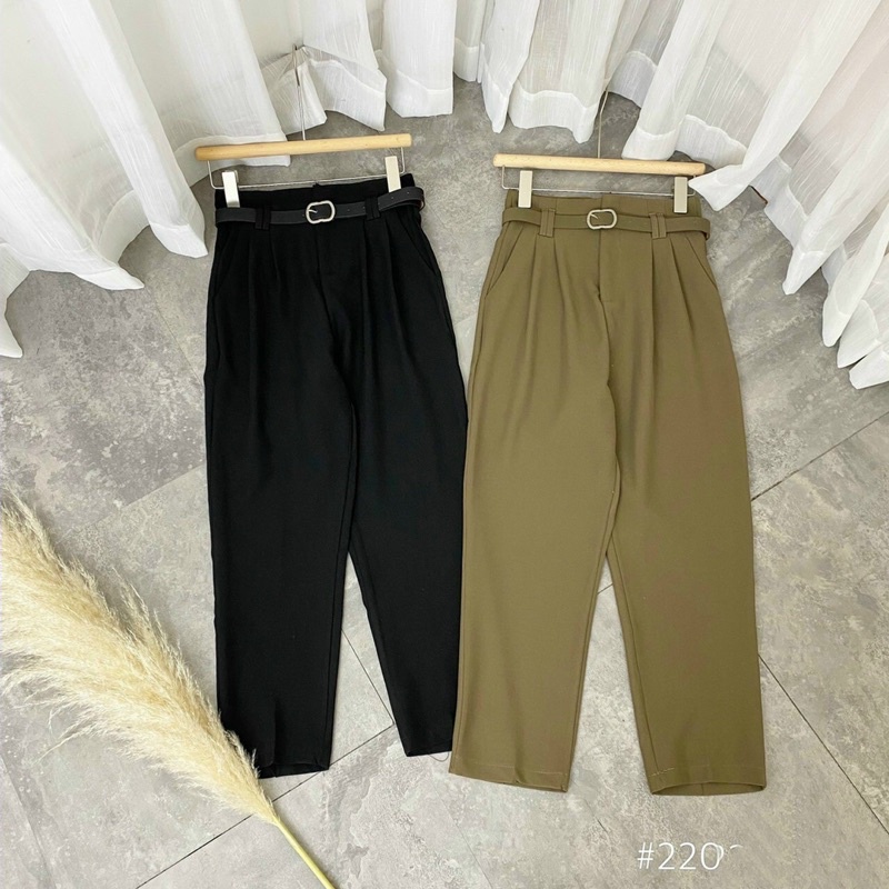 Quần 220 -230 baggy kèm đai