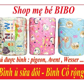 BÌNH Ủ SỮA ĐÔI CHO BÌNH SỮA CỔ RỘNG,BÌNH Ủ SỮA Xịn