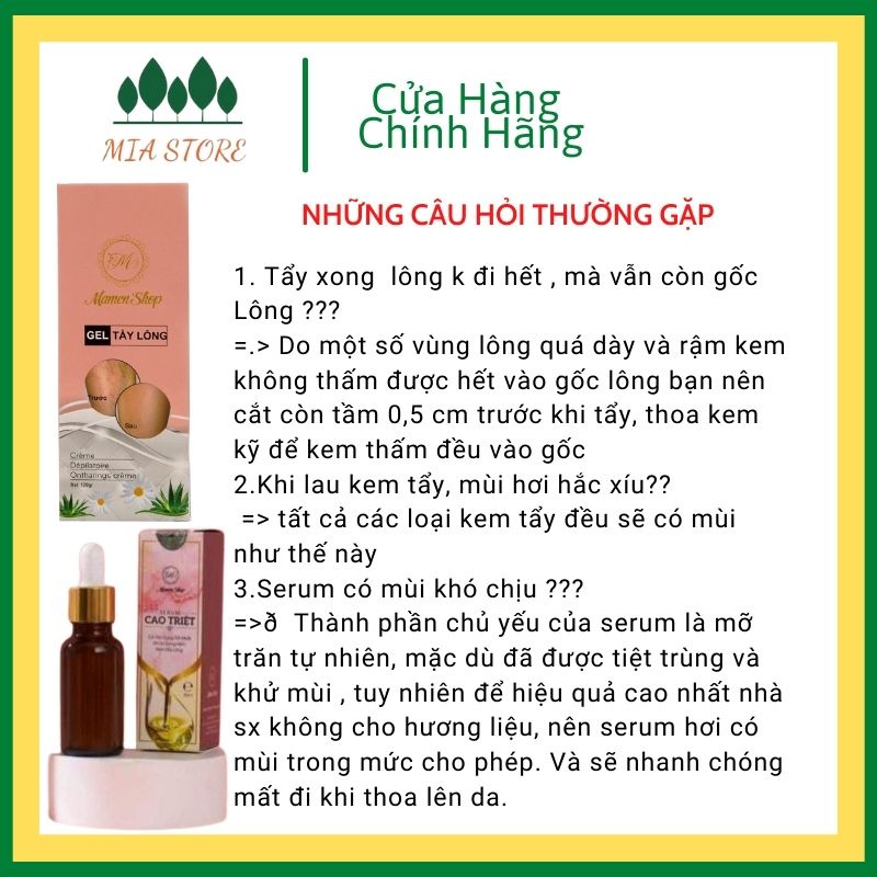 Kem tẩy lông vĩnh viễn vùng kín bikini nách Mamen Shop - 120ml. An toàn cho mọi loại da nhạy cảm