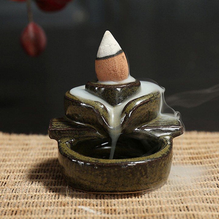 Thác khói trầm hương đốt - Thiên Mộc Hương - Xông nhà, văn phòng, nhang trầm sạch, nhang thơm PT04 (Tặng Kèm 05 Nụ Hương