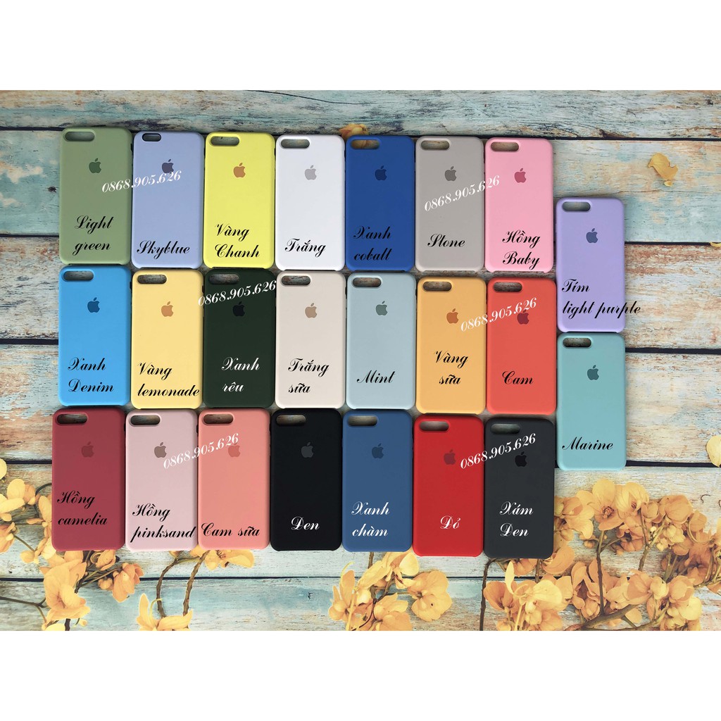 Ốp Silicon Case Iphone Chống Bẩn Full Mã 6 đến XsMax [30 Màu] | BigBuy360 - bigbuy360.vn