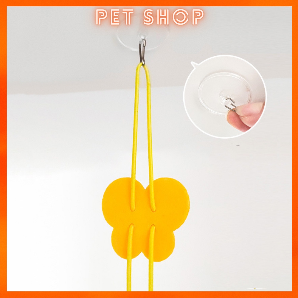 Đồ Chơi Tương Tác Trong Nhà Với Thú Cưng Bằng Lông Vũ Nhiều Màu Sắc Giúp Giảm Căng Thẳng, Tăng Cường Vận Động