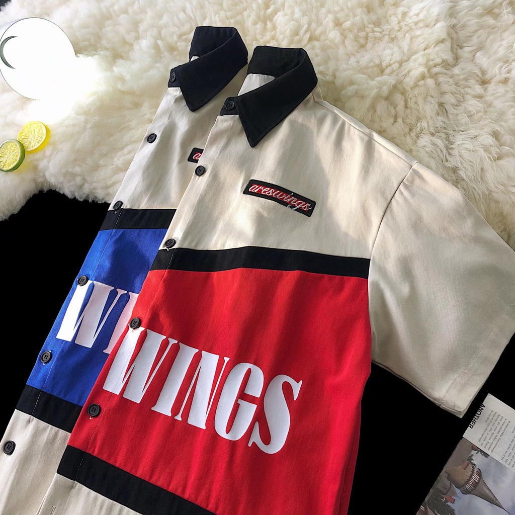 Áo polo Tay Ngắn Dáng Rộng Phong Cách Hàn Quốc Thời Trang Cho Nam