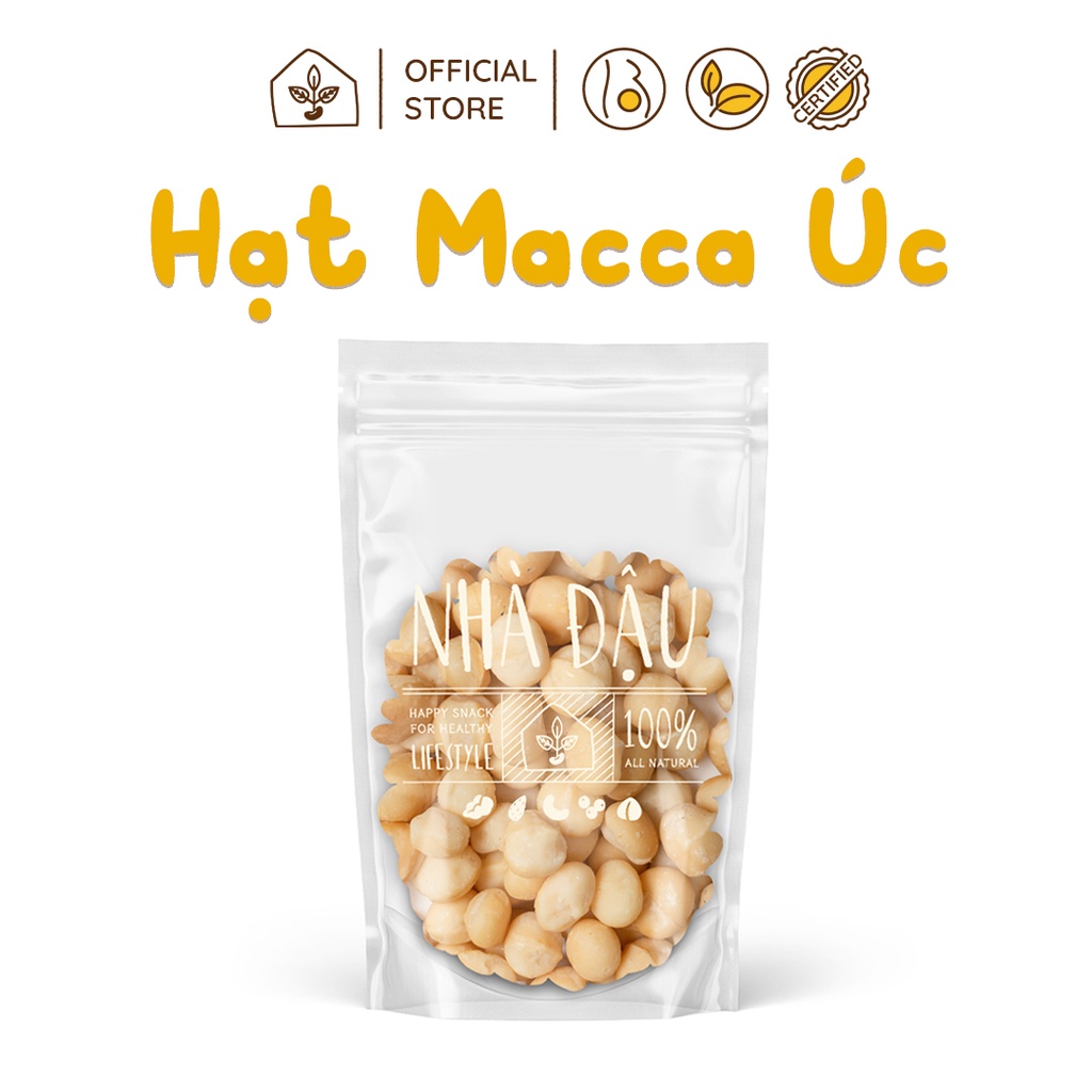 Nhân hạt macca Úc, giàu dinh dưỡng, tốt cho bà bầu túi 250gr | Nhà Đậu | 205