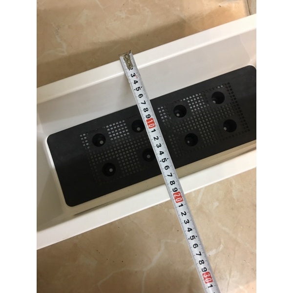 Chậu nhựa trắng dài 48cm