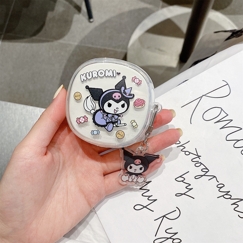 Vỏ Bọc Hộp Sạc Tai Nghe Baseus WM01 Plus Bằng TPU Mềm Trong Suốt Chống Sốc Kiểu Hoạt Hình Dễ Thương Kèm Hộp Sạc