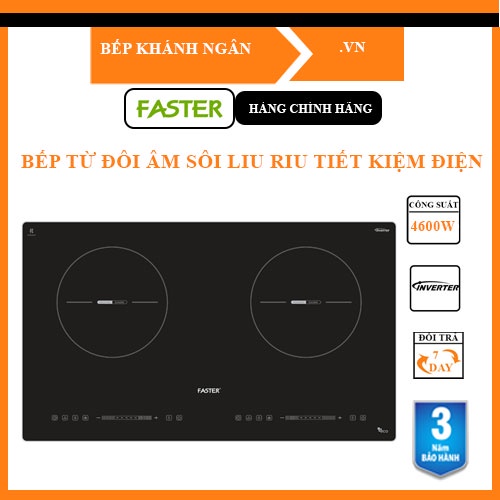 Bếp Từ Đôi Faster FS 822I✅Sôi Liu Riu✅Tiết Kiệm Điện[BH 3 Năm]