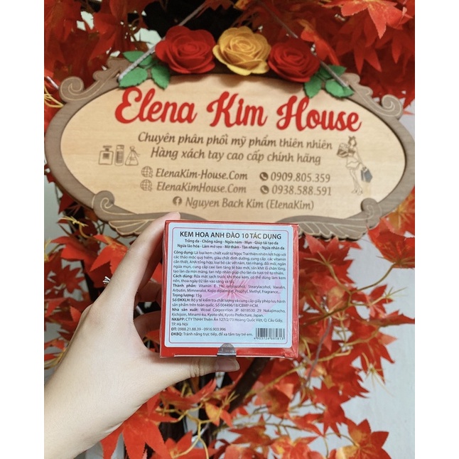 Kem Hoa Anh Đào Nhật Bản 10 Tác Dụng