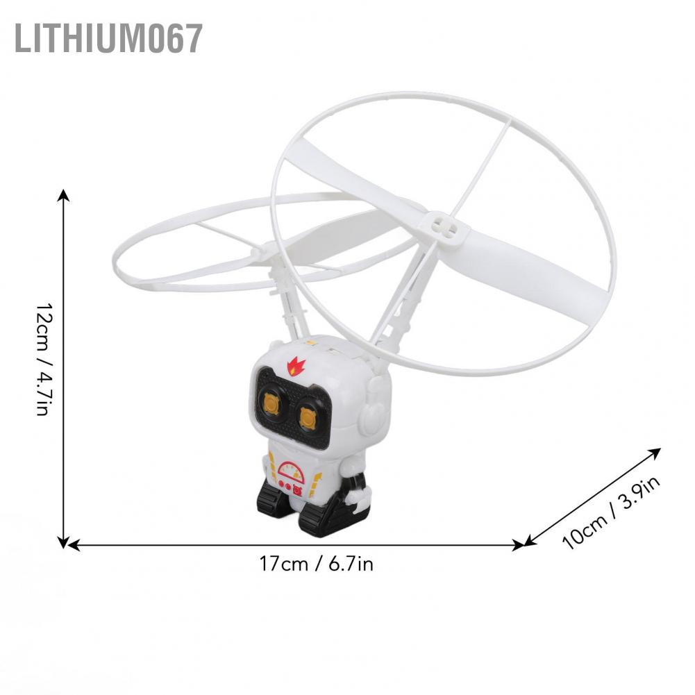 Lithium067 Đồ chơi máy bay không người lái Cảm ứng hồng ngoại RC được tích hợp đèn LED Máy trực thăng bằng