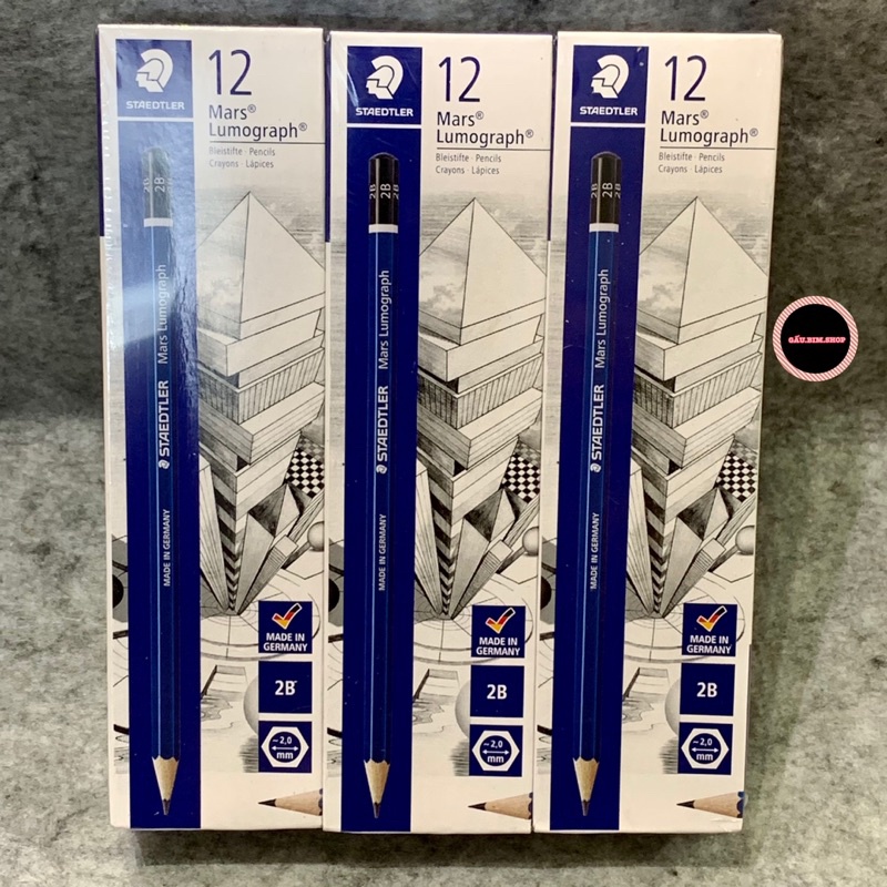 Bút chì Đức 2B-HB Staedtler Noris cao cấp