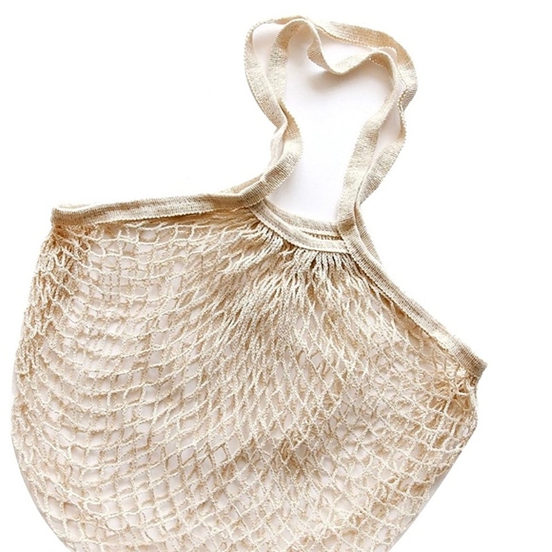 Túi lưới cotton đựng thực phẩm có thể tái sử dụng tiện lợi cho nhà bếp