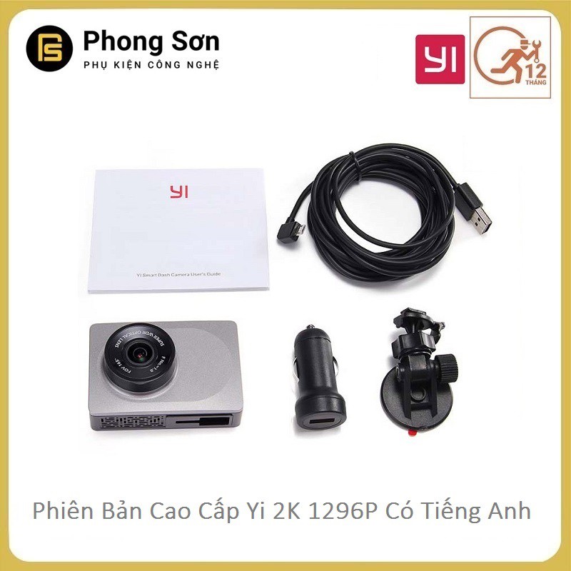 Camera hành trình Xiaomi YI Car Smart Dash Camera 1296p - phiên bản tiếng Anh | BigBuy360 - bigbuy360.vn