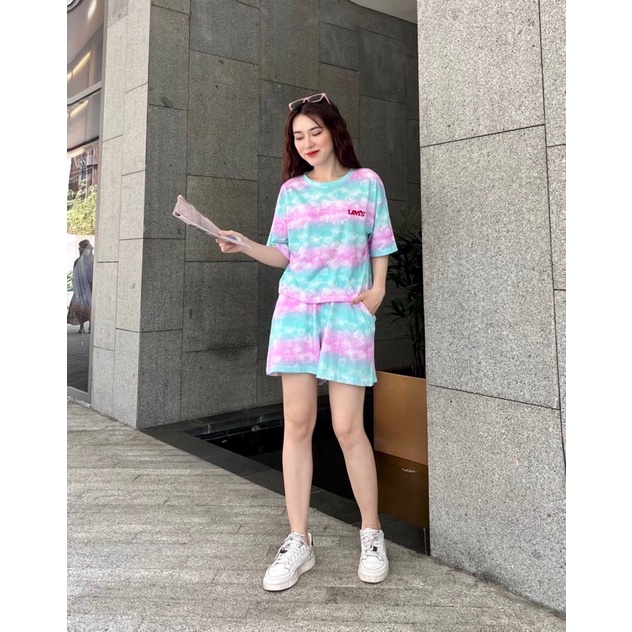 Bộ loang màu nữ-HÀNG SALE KO ĐỔI TRẢ