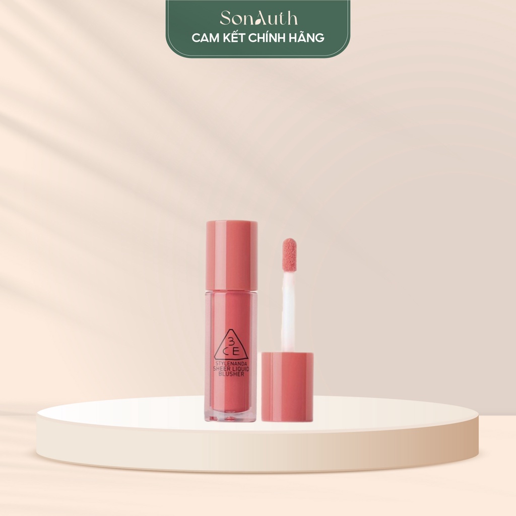 Phấn má kem 3CE Sheer Liquid Blusher