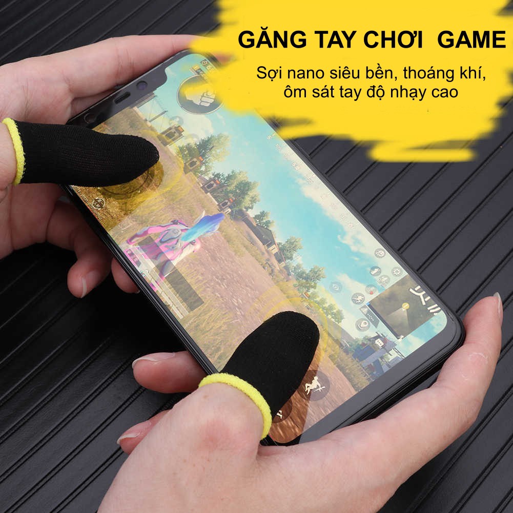 Găng Tay Bọc Ngón Chơi Game Chống Thầm Mồ Hôi Siêu Đã - Mềm Mượt - Thoáng Khí