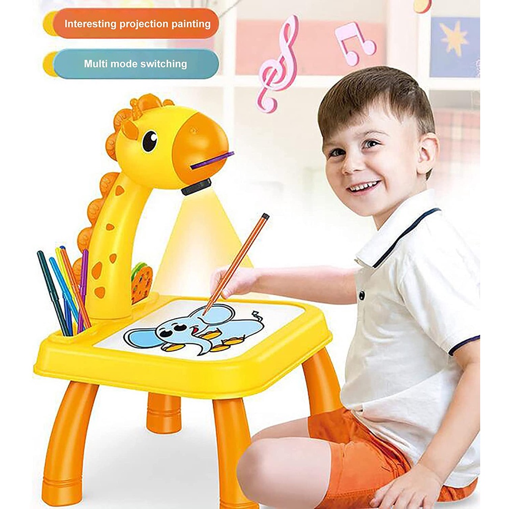 Đồ Chơi Máy Chiếu Thông Minh Có Đèn Và Nhạc Giáo Dục Sáng Tạo Cho Trẻ Em